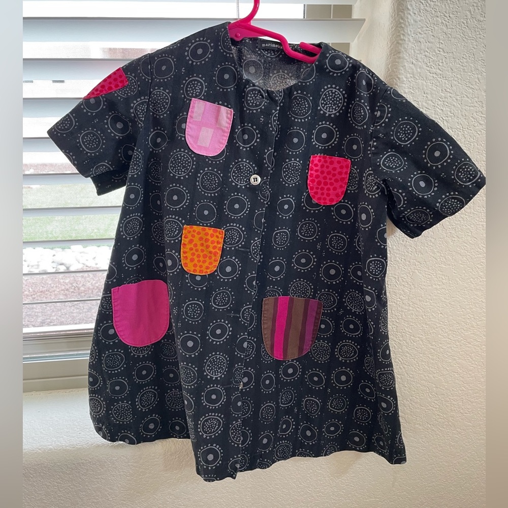 MARIMEKKO Toddle  dress 4T/5T  "KIHLATASKU ILOINEN TAKKI"